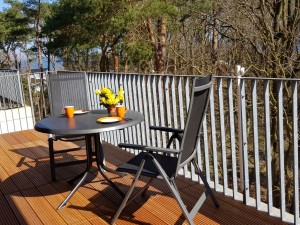 Bild: 2-Zimmerbalkon FeWo Zempin - Strandnah - WLAN und Schwimmbad Kostenfrei